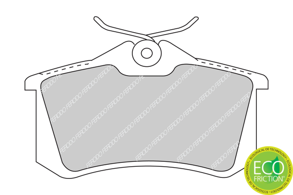 Set placute frana,frana disc FDB1491 FERODO