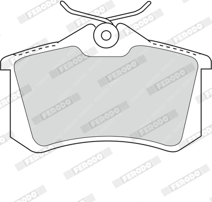 Set placute frana,frana disc FDB1491 FERODO