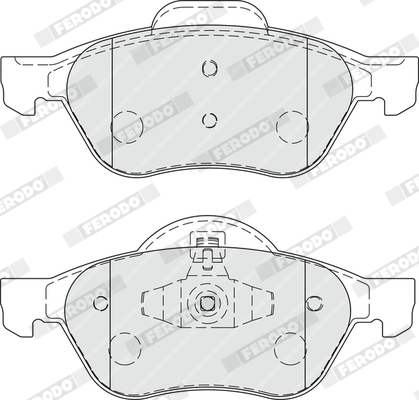 Set placute frana,frana disc FDB1866 FERODO