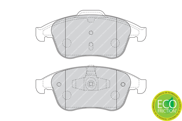 Set placute frana,frana disc FDB4181 FERODO