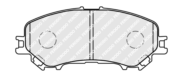 Set placute frana,frana disc FDB4843 FERODO