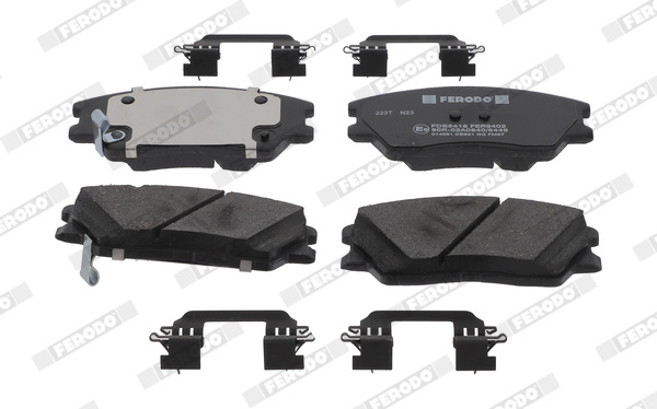 Set placute frana,frana disc FDB5418 FERODO