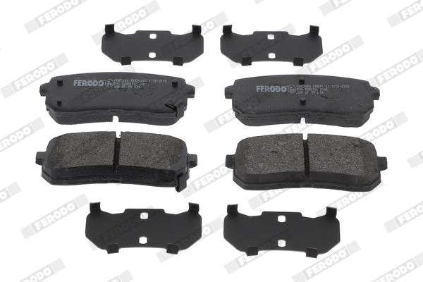 Set placute frana,frana disc FDB5484 FERODO