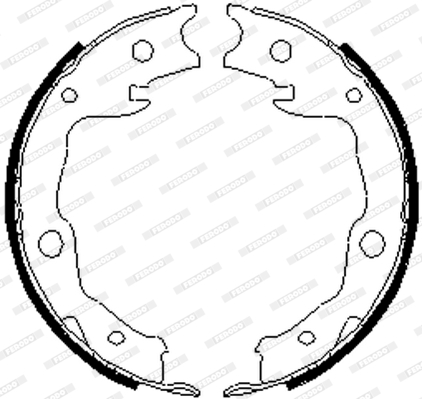 Set saboti frana, frana de mana FSB4035 FERODO