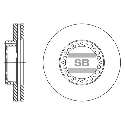 Disc frana SD4331 Hi-Q