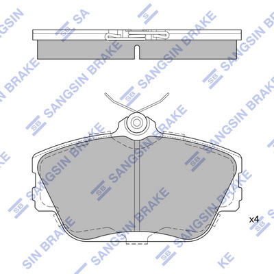 Set placute frana,frana disc SP1268 Hi-Q