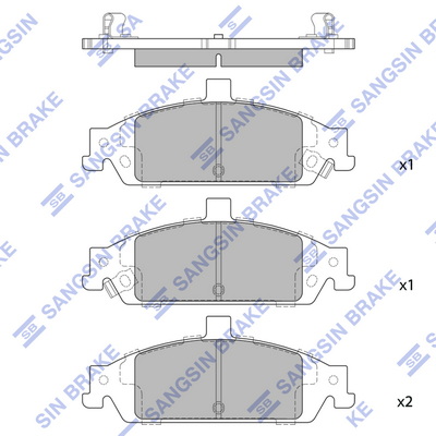 Set placute frana,frana disc SP1269 Hi-Q