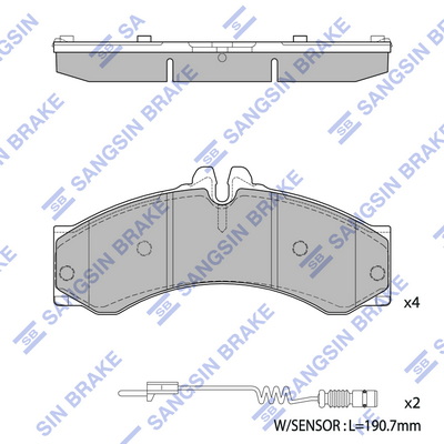 Set placute frana,frana disc SP1277 Hi-Q