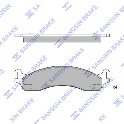 Set placute frana,frana disc SP1291 Hi-Q