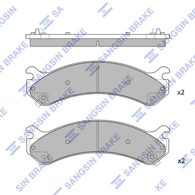 Set placute frana,frana disc SP1309 Hi-Q