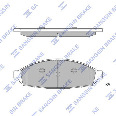 Set placute frana,frana disc SP1334 Hi-Q