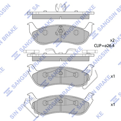 Set placute frana,frana disc SP1335 Hi-Q