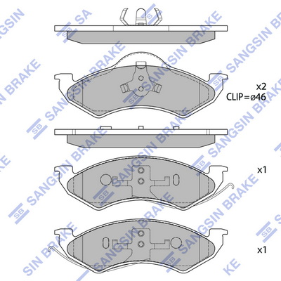 Set placute frana,frana disc SP1347 Hi-Q