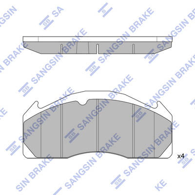 Set placute frana,frana disc SP1394 Hi-Q