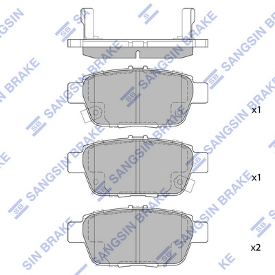 Set placute frana,frana disc SP1430 Hi-Q