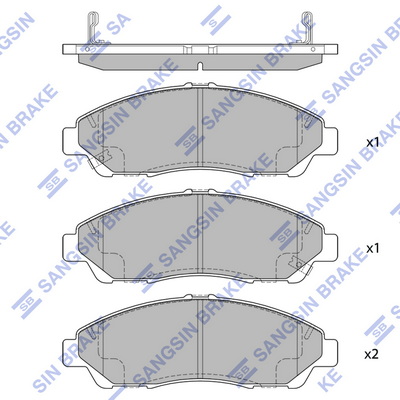 Set placute frana,frana disc SP1452 Hi-Q