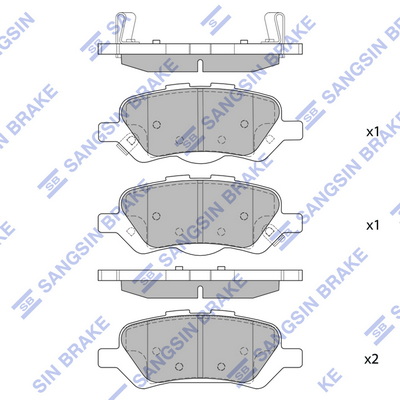 Set placute frana,frana disc SP1459 Hi-Q