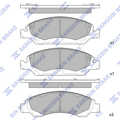 Set placute frana,frana disc SP1561 Hi-Q