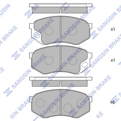 Set placute frana,frana disc SP1677 Hi-Q