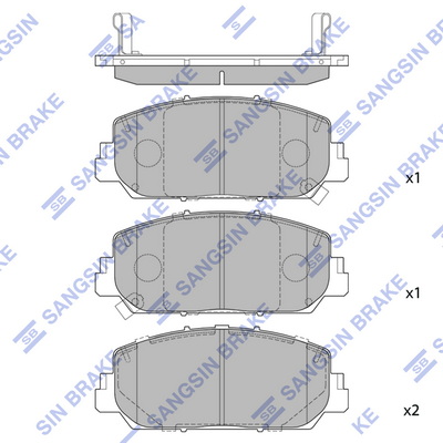 Set placute frana,frana disc SP1789 Hi-Q