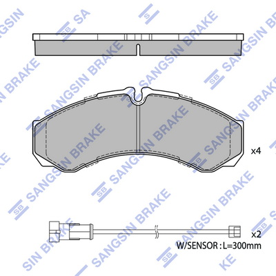Set placute frana,frana disc SP2638 Hi-Q