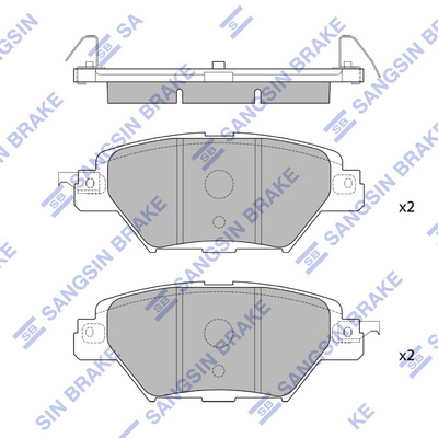 Set placute frana,frana disc SP4120 Hi-Q