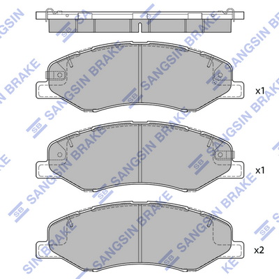 Set placute frana,frana disc SP4271 Hi-Q