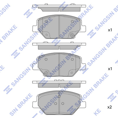 Set placute frana,frana disc SP4284 Hi-Q