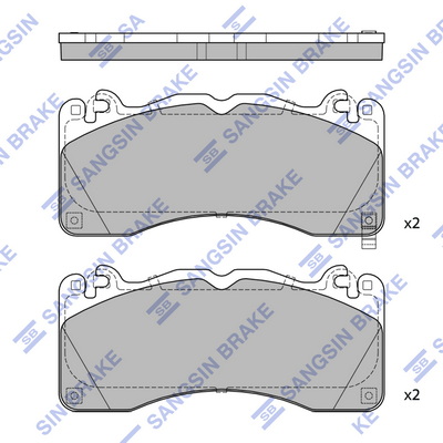 Set placute frana,frana disc SP4312 Hi-Q