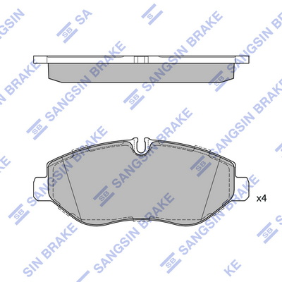 Set placute frana,frana disc SP4410 Hi-Q