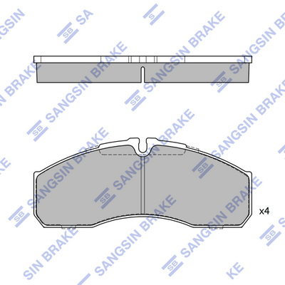 Set placute frana,frana disc SP4416 Hi-Q