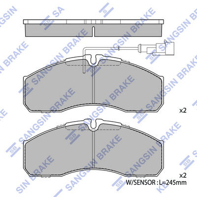 Set placute frana,frana disc SP4416A Hi-Q
