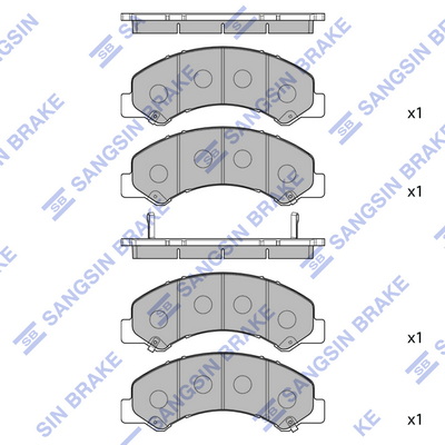 Set placute frana,frana disc SP4423 Hi-Q