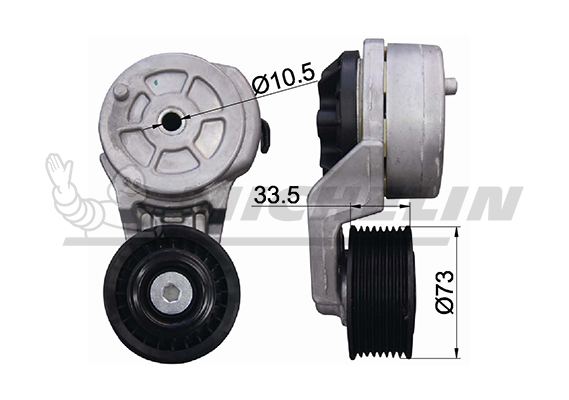 Intinzator curea, curea distributie SMAMP07302 MICHELIN EngineParts