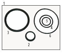 Set reparatie, cilindru cuplare 53069 ORVIP