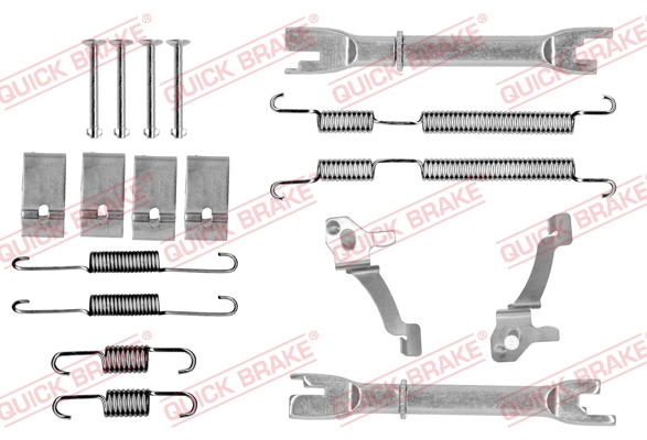 Set accesorii, sabot de frana 105-0017S QUICK BRAKE