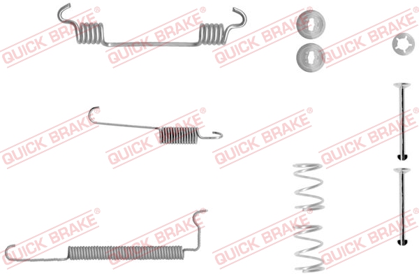 Set accesorii, sabot de frana 105-0710-1 QUICK BRAKE