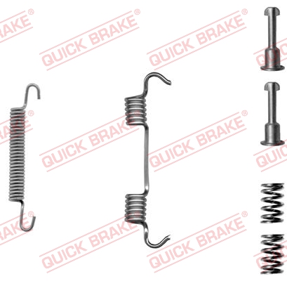 Set accesorii, saboti frana parcare 105-0801-1 QUICK BRAKE