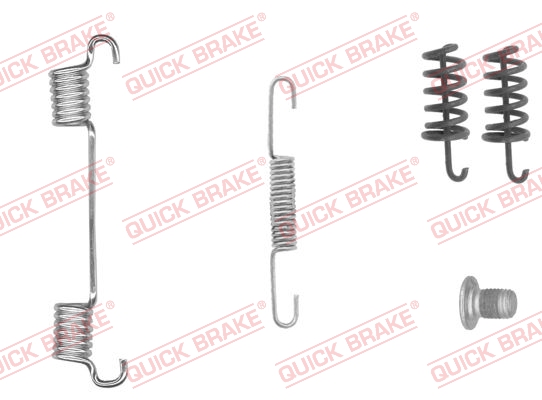 Set accesorii, saboti frana parcare 105-0874-1 QUICK BRAKE