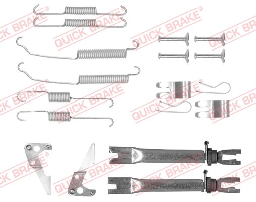 Set accesorii, sabot de frana 105-0882S QUICK BRAKE