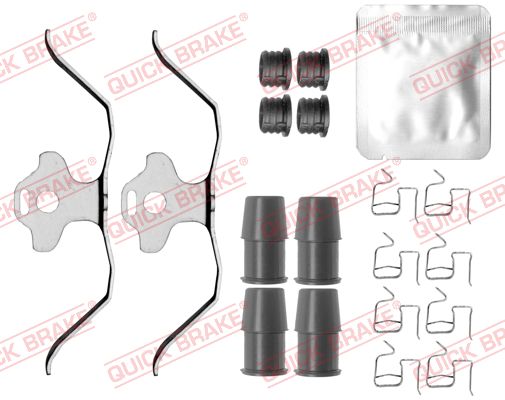 Set accesorii, placute frana 109-0181 QUICK BRAKE