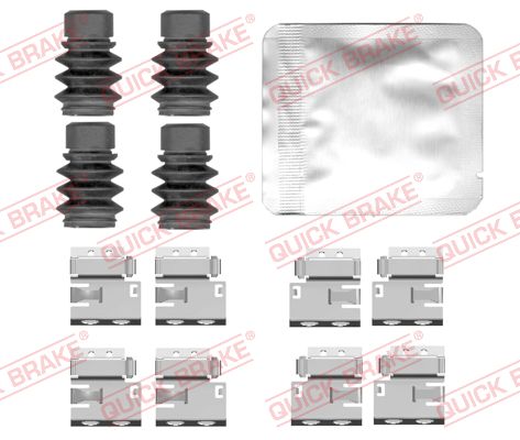 Set accesorii, placute frana 109-0184 QUICK BRAKE