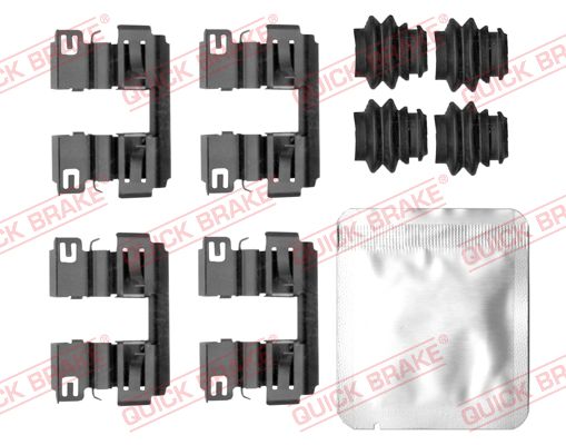 Set accesorii, placute frana 109-0186 QUICK BRAKE