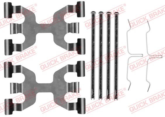 Set accesorii, placute frana 109-0189 QUICK BRAKE