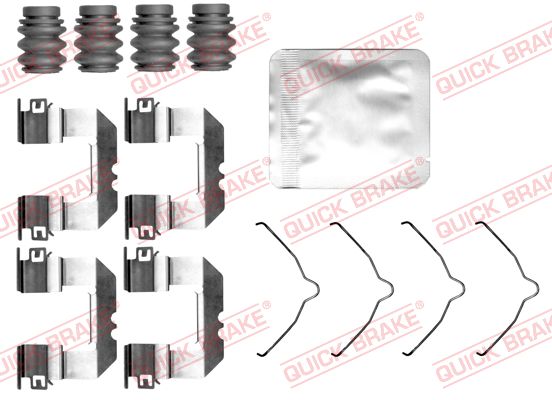 Set accesorii, placute frana 109-0191 QUICK BRAKE