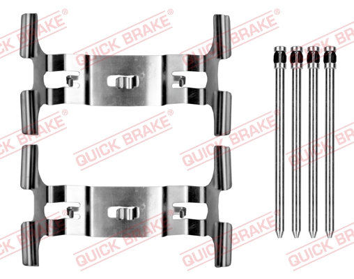 Set accesorii, placute frana 109-0195 QUICK BRAKE