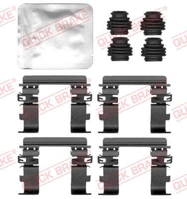 Set accesorii, placute frana 109-0198 QUICK BRAKE