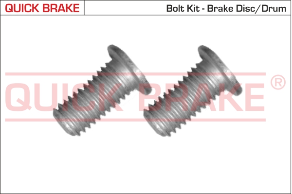 Set surub, disc frana 11672K QUICK BRAKE