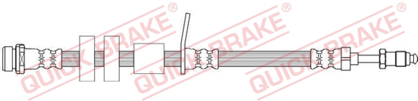 Furtun frana 32.702 QUICK BRAKE
