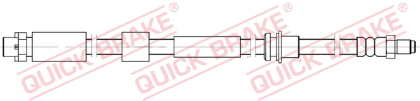 Furtun frana 32.838 QUICK BRAKE